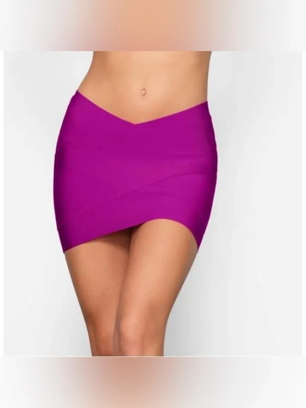 SKIMS NWT KNIT MINI SKIRT COVER UP COLOR Magenta 3X